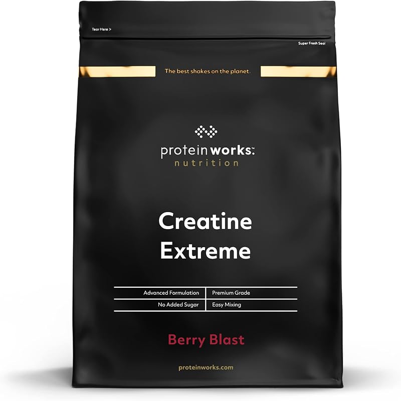 Creatina Extrema | Creatina Premium | Sabor Explosão de Frutos Silvestres, 750 g