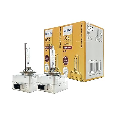 Ampoule Phare Xenon HID Philips D3S 4300K 35W - Qualité D'origine (OEM), Emballage Bulk, Pour Un Remplacement Fiable