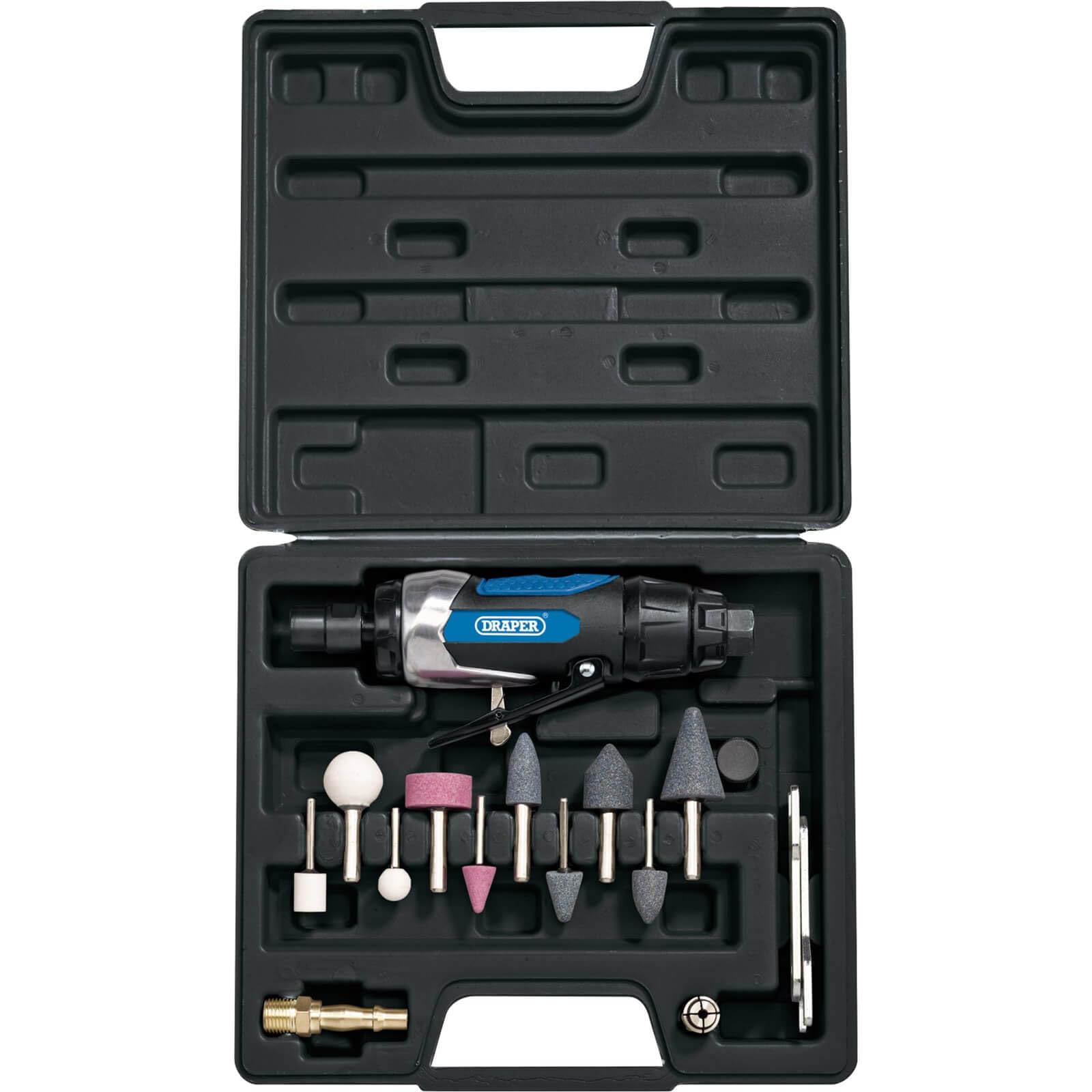 Draper 83736 Air Die Grinder Kit 15 Piece (DAT-AGK)