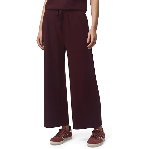 Splendid Women's Raegan Stripe Pants, White/Seaport, XL at Amazon