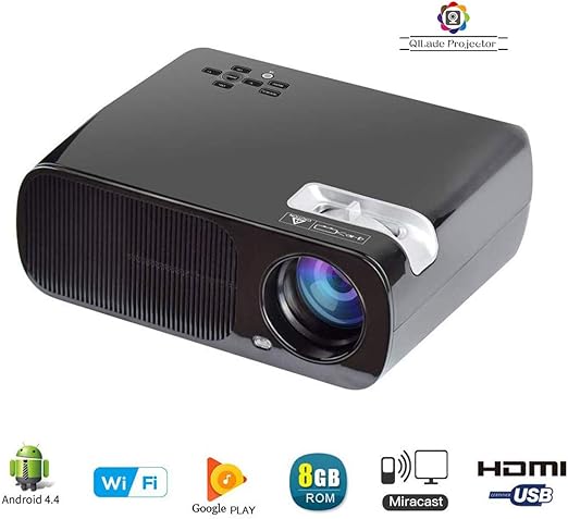 Soporte para proyector Android WiFi Full HD 1080P, proyector LED ...