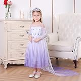 Vicloon Elsa Princess Tiara and Magic Wand Set Purple Crown Wand view 7