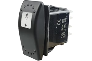 NAHNTAIPY 5 Pin Winch Switch Amber LED Light 710002052, Fit for Can-am 2011-2020 Defender Commander Maverick Traxter, Self-Locking Function Rocker Switch Electrical Winch Switch 20A 12V On Off On