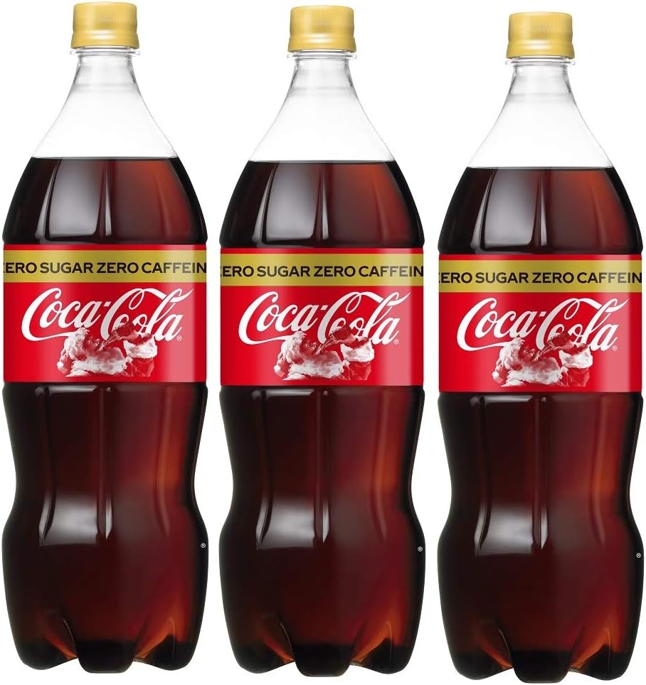 Amazon コカ コーラ ゼロカフェイン 1 5lpet 3本 炭酸飲料 通販