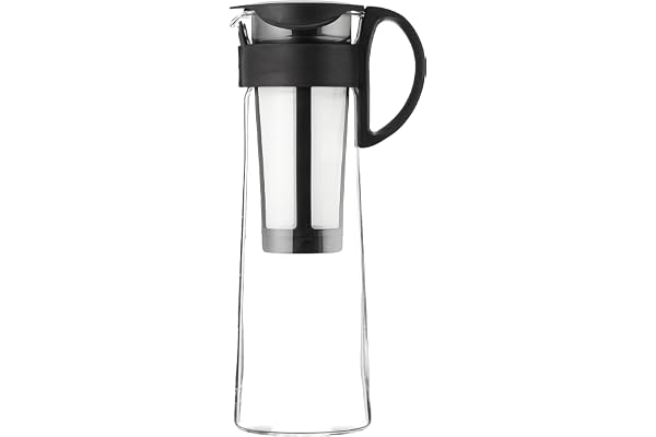Hario Mizudashi Cold Brew Coffee Pot Cold Brew Coffee Maker 1000mL, Black
