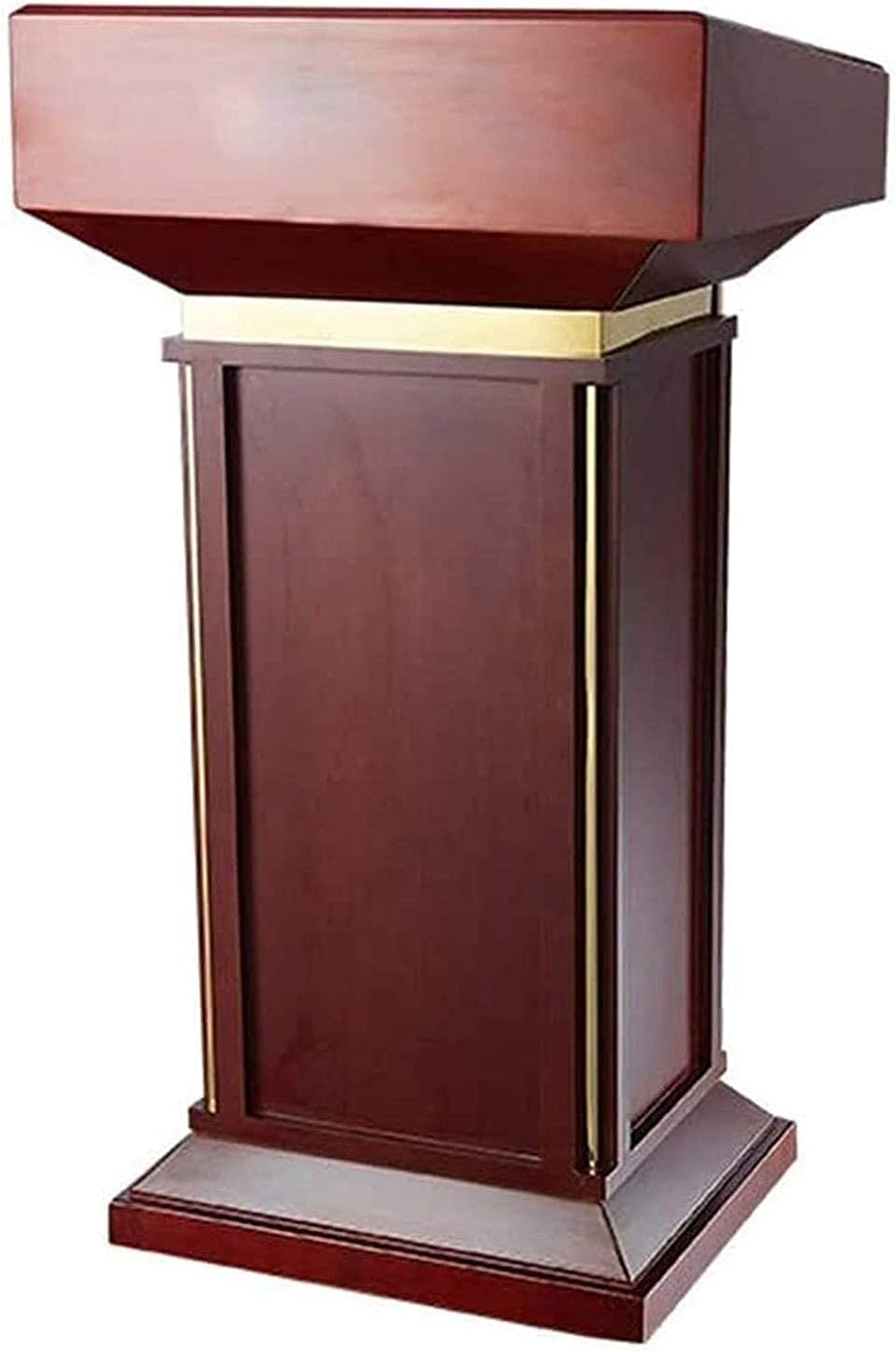 Lectern Podium Presentation Lectern Stand Solid Wood Conference Room