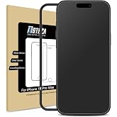 Mothca Matte Glass Screen Protector for iPhone 16 Pro Max (6.9 inch) Anti-Glare &amp; Anti-Fingerprint Tempered Glass Clear Film(Not Privacy), [Easy Installation Frame] Case Friendly, Bubble Free - Smooth as Silk