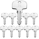 Heavy Ignition Keys, 10 Pack 601 Sany Key fits Sany
