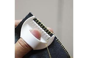 XWXWSEUI 4Pcs Sewing Templates for Even Stitching, Seam Guides Kit for Consistent Stitches, DIY Stitching Guide Tool Seam Finishing, Quilting & Sewing Aids (White-4mm &3mm)