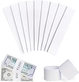 L LIKED 300 Blank White Banknote Bands 205mm x 39mm Self-Adhesive view 1