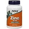 NOW Zinc Gluconate 50mg,250 Tablets