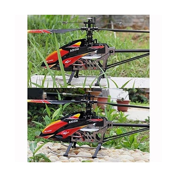 GRTVF RC Hubschrauber eingebauter Gyro, 2,4 GHz Fernbedienung Flying Drone Spielzeug Flugzeugmodell mit LCD-Sender für… – Bild 4