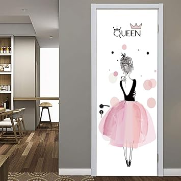 Vestido Rojo Nina Paisaje Calcomania Dia De Fiesta Europeo