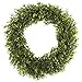 15-Inch Hedyotis Wreath - Round UV Resistant Artificial Summer, Fall, Winter, or Spring Wreath - Indoor/Outdoor Wreaths for Front Door by Pure Garden