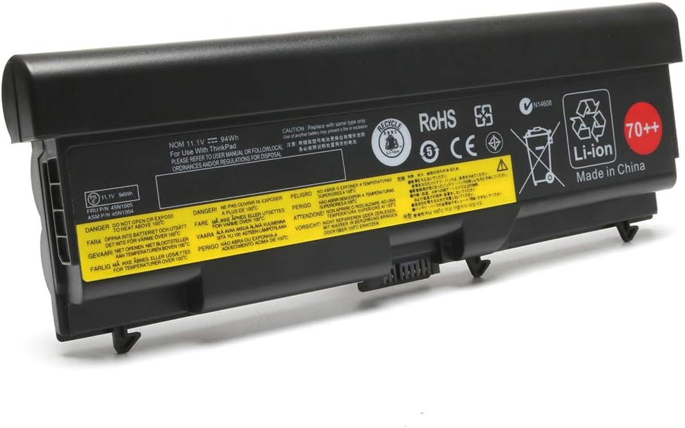 9 Cell 11.1V 94Wh Laptop Battery for IBM ThinkPad 70++ T430 0A36303 W510 W530 T530 L430 L530 45N1011 45N1010 Replacement Battery