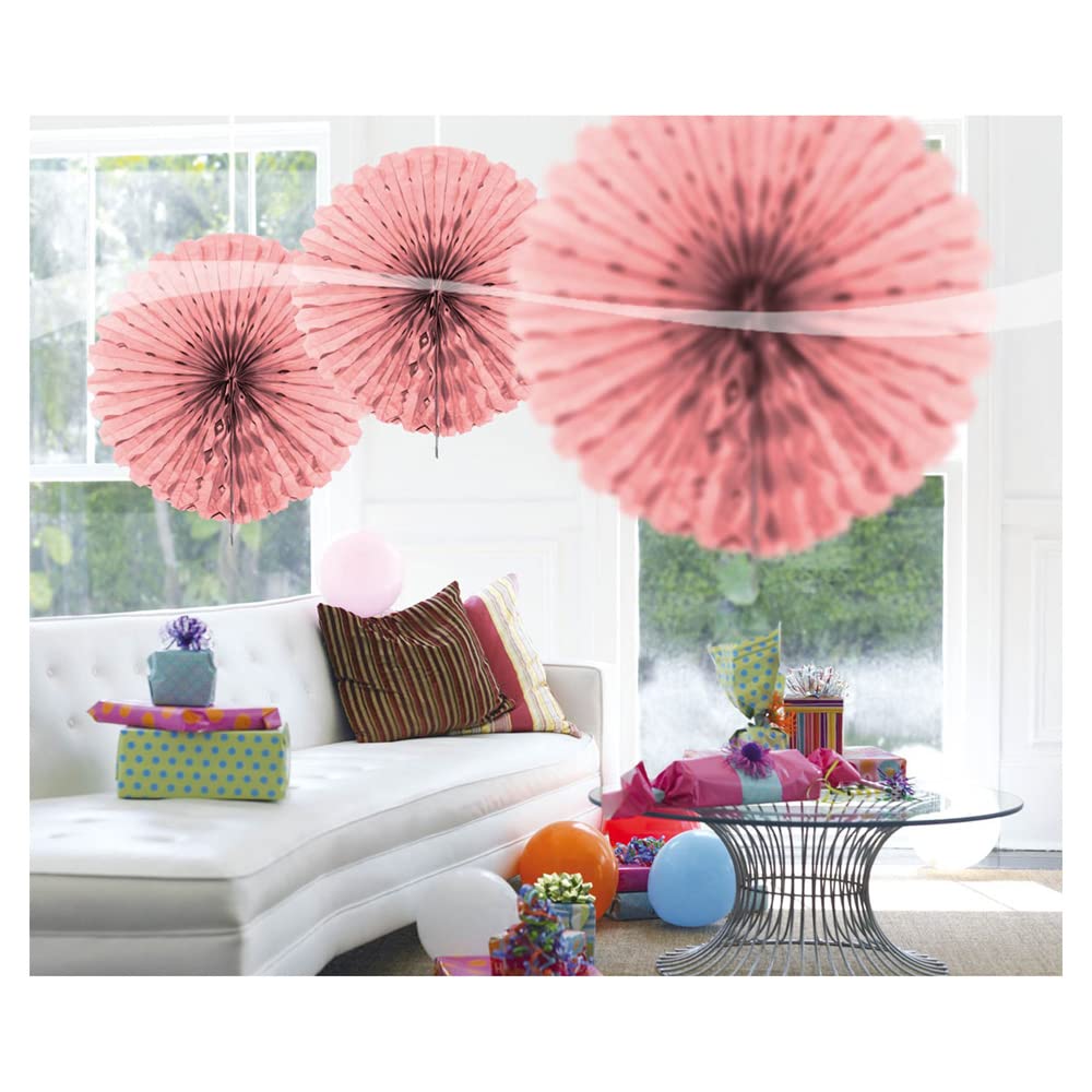Folat - Fan Honeycomb - 45 cm - Baby Pink