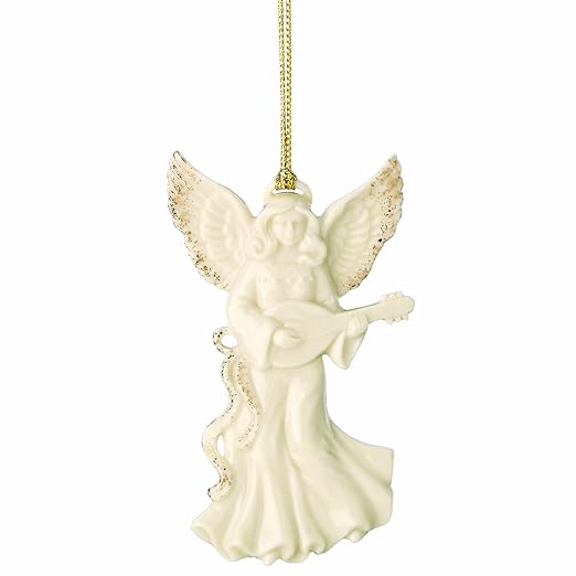 Lenox Angel with Mandolin Ornament Home & Kitchen