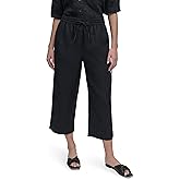DKNY Womens Lightweight Straight Leg Linen Pant