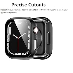 6 Pack Hard PC Case Built in Tempered Glass Screen