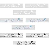 9 Pack Let Them Sticker, Rear View Mirror Sticker Car Decals, Self Love Motivational Decal Self Affirmations Health Awareness Gift for Cars Window, Water Bottle, Laptop, Bumper, Car Accessories