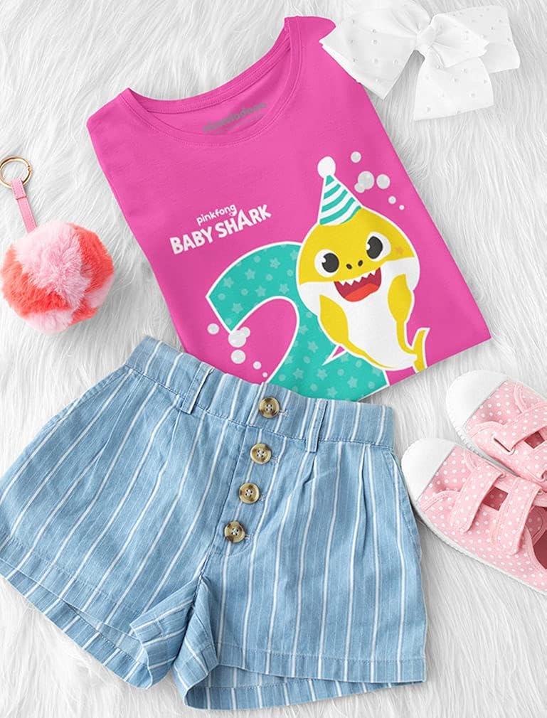 Birthday Shark Shirts for Toddler 2nd 3rd 4th Birthday Boy Girl Baby Shark Shirt: Clothing