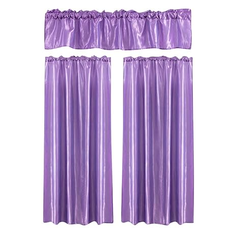 Buy Norbi Home Collection 3 Piece Kitchen Window Curtain Set