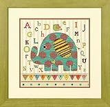 Dimensions Crafts Counted Cross Stitch Kit, Baby Elephant ABC
