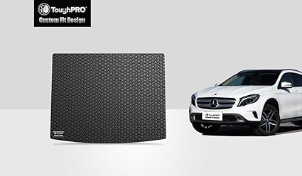 Toughpro Cargotrunk Mat Compatible With Mercedes Benz Gla180 Gla200 Gla250 Gla45 Amg All Weather Heavy Duty Made In Usa Black Rubber