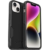 OtterBox iPhone 14 & iPhone 13 Commuter Series Case - BLACK , Slim & Tough, Pocket-Friendly, with Port Protection