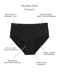 Subset Women's Organic Cotton Mid-Rise Brief
