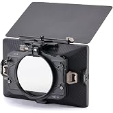 Tilta Mirage Pro Matte Box - 114mm Single Backing Kit | Carbon Fiber | Starter Kit | Clamp On to Cine Lenses | Expandable Design | Lightweight Construction