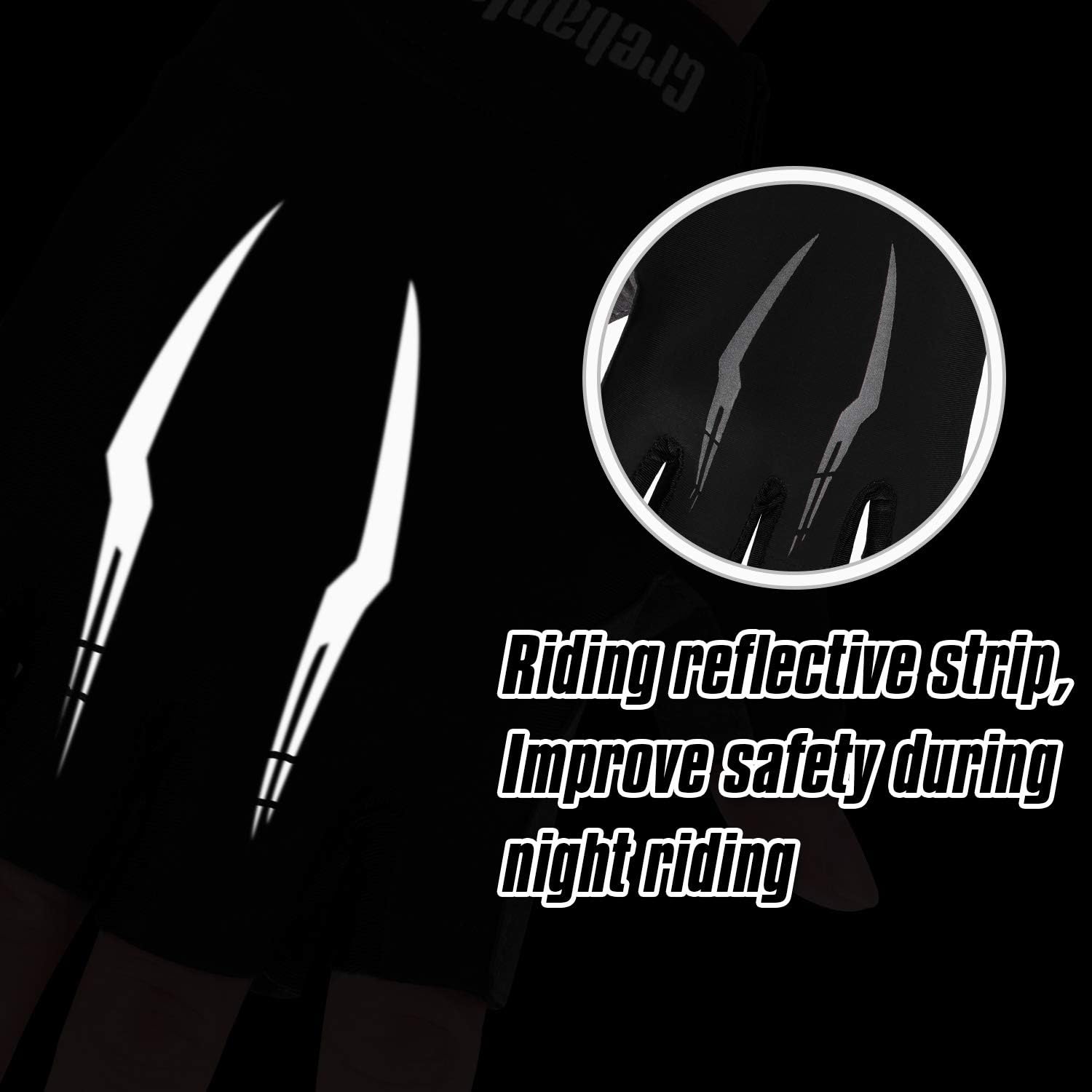 Grebarley Cycling Gloves Bike Gloves Bicycle Gloves Gym Gloves Mountain Road Anti-Slip Shock-Absorbing Gel Pad Light Weight Breathable MTB Biking Gloves for Men Women: Clothing