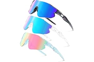SEKKAF Kids Baseball Sunglasses for Boys Girls Youth Softball Cycling Sports Sunglasses UV400 Protection Age 5-12