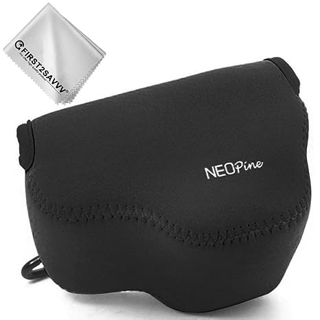 Neopren DSLR/SLR Kameratasche für Olympus Pen E-PL9 E-PL8 E-PL7 EPL9 (14-42mm F3.5-5.6 Lens) Canon G1 X Mark III - QSL-EPL9-0