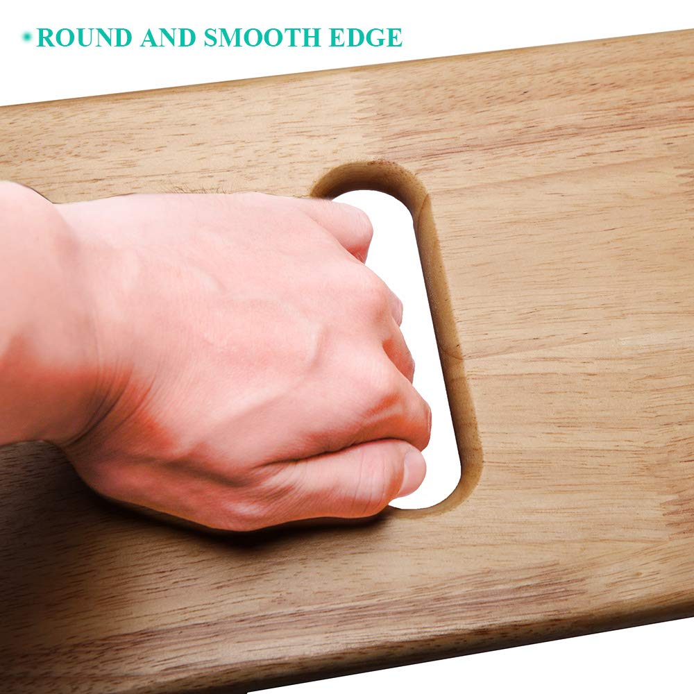 Wooden Slide Transfer Board with Handles, 500 lb Capacity Heavy Duty Slide Boards for Transfers of Seniors and Handicap, 30 x 8 x 0.7
