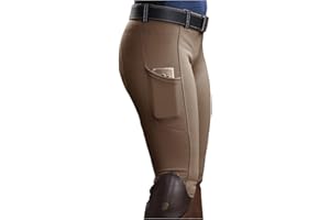 Mmoneyake Womens Equestrian Pants Horse Riding Pants Breeches Exercise High Waist Sports Leggings Workout Gym Yoga Pants