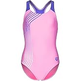 Arena Girls Arena Performance Girls' Sound Track Swim Pro Back Swimsuit Youth Junior Bathing Suit