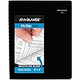 AT-A-GLANCE 2025 Appointment Book Planner, Daily, Four Person Group Planner, 8" x 11", Large, Quarter-Hourly, DayMinder, Black (G5600025)