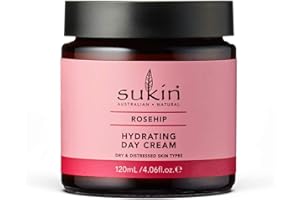 Sukin Naturals - Hydrating Day Cream - Rosehip Range - Relieve Dehydrated Skin and Prevent the Signs of Premature Aging - For