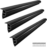 ORLANG 10ft/16.4ft/23ft Marine-Grade Dock Bumpers,PVC Dock Fenders with Stainless Steel Screws and Washers,P-Type Boat Dock Guards,Dock Post Bumpers for Docking Edges, Horizontal Decks or Piers