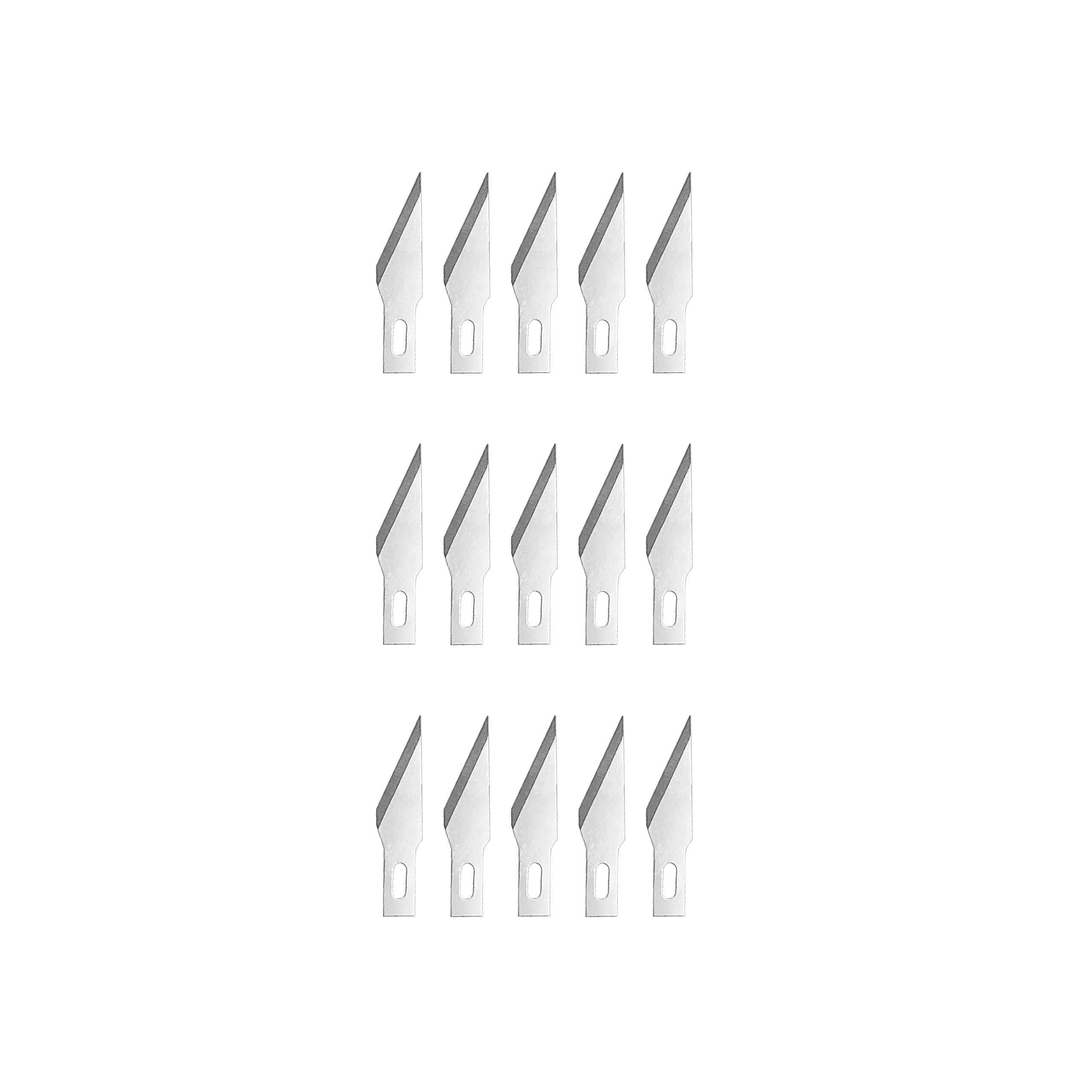 Modelcraft Set of 15x Fine Point Blades, Silver, 11 (PKN1711/3)