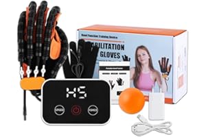 JBMBHC Rehabilitation Robot Gloves, Finger Exerciser for Stroke Recovery Hand Glove Equipment Hand Function Rehabilitation