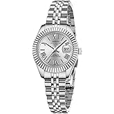 NIBOSI Watches for Women Analog Quartz Waterproof Ladies Wrist Watches with Date Dainty Fashion Luxury Stainless Steel Watch for Small Wrists Female Elegant Dress Women's Watch