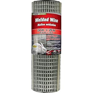 YARDGARD 309312A 24 inch by 25 Foot 16 Gauge 1 inch by 1 inch mesh Galvanized Welded Wire