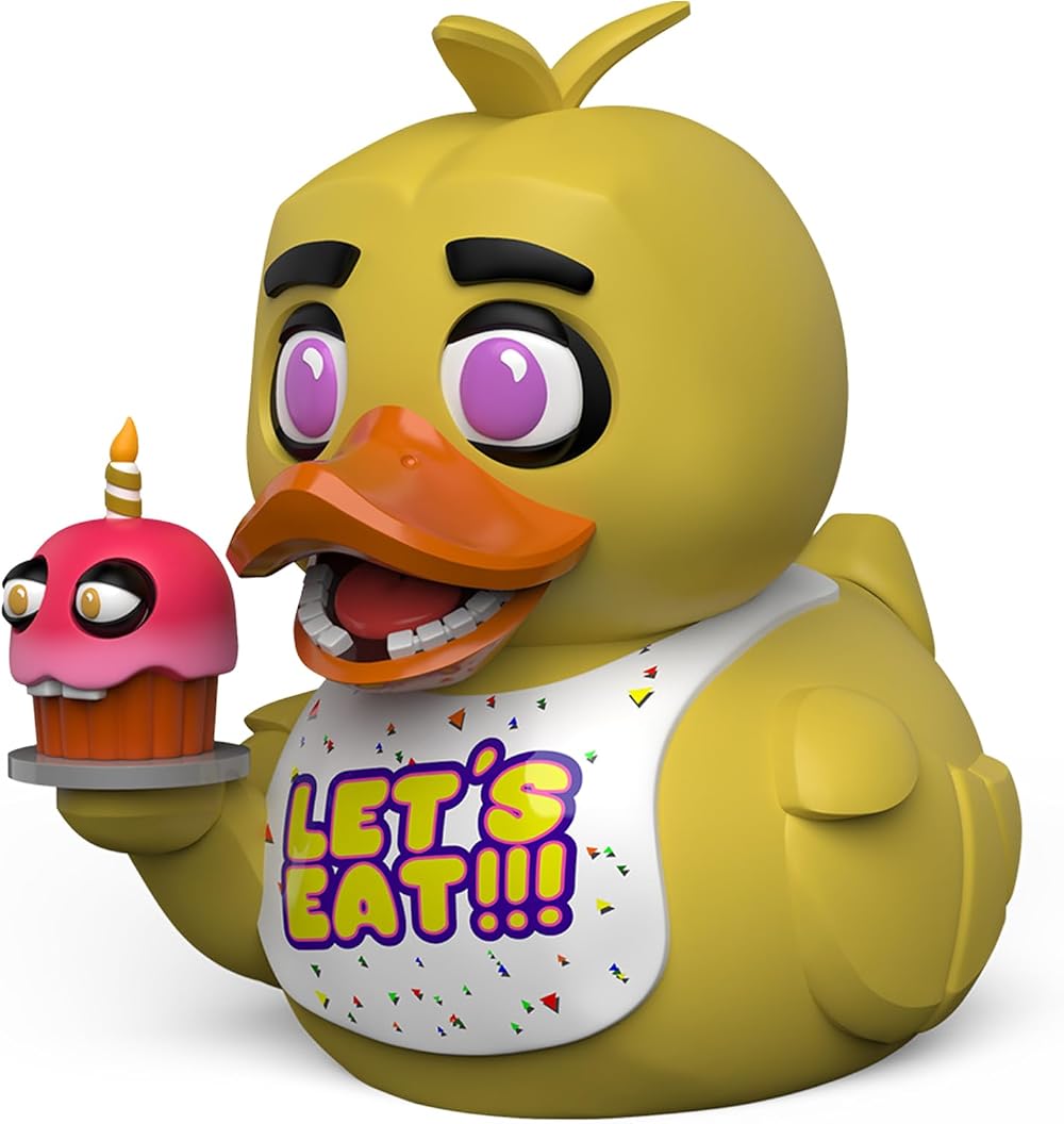 TUBBZ Five Nights At Freddy's Chica Cosplaying Rubber Duck Vinyl Figure First