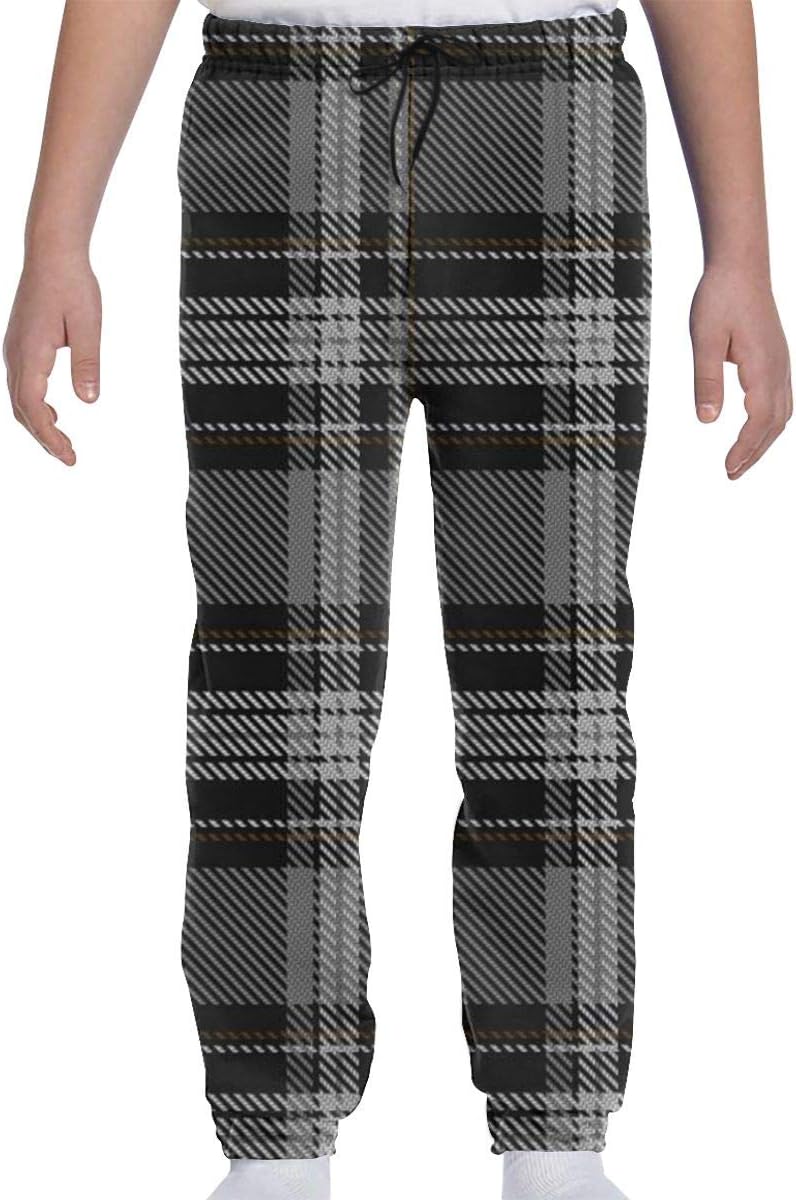 boys plaid joggers