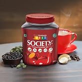Society Masala Tea - 16 Oz, 225 Cups, Indian Organic Black Tea with Ginger, Clove Bud, Lemongrass, Black Pepper &amp; Cardamom, Natural Indian Spice Tea, Assam Black Tea, 450 Grams