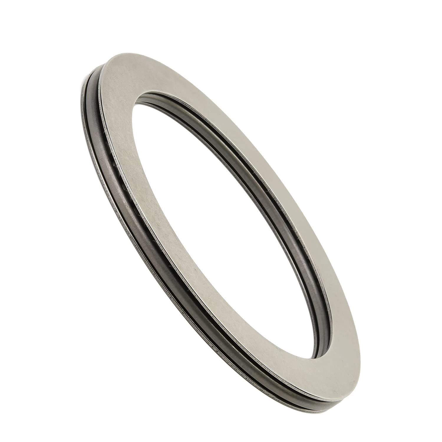 Othmro AXK80105+2AS Needle Roller Thrust Bearings with 2 Washers, 80mm Inner Diameter, 105mm OD, 5mm of Thickness, GCr15 Hardness 1pcs