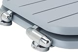 Harbour Housewares Soft Close Toilet Seat Grey Oval Wooden Hygienic MDF Hinges view 4