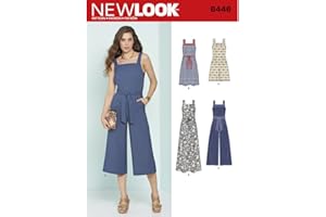 NEW LOOK Patterns Misses' Jumpsuits and Dresses A (6-8-10-12-14-16-18) 6446